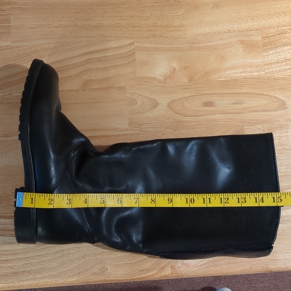 Blondo Canada Black Leather Waterproof Riding Boots Side Zip Size 9 Wide… - Picture 13 of 15